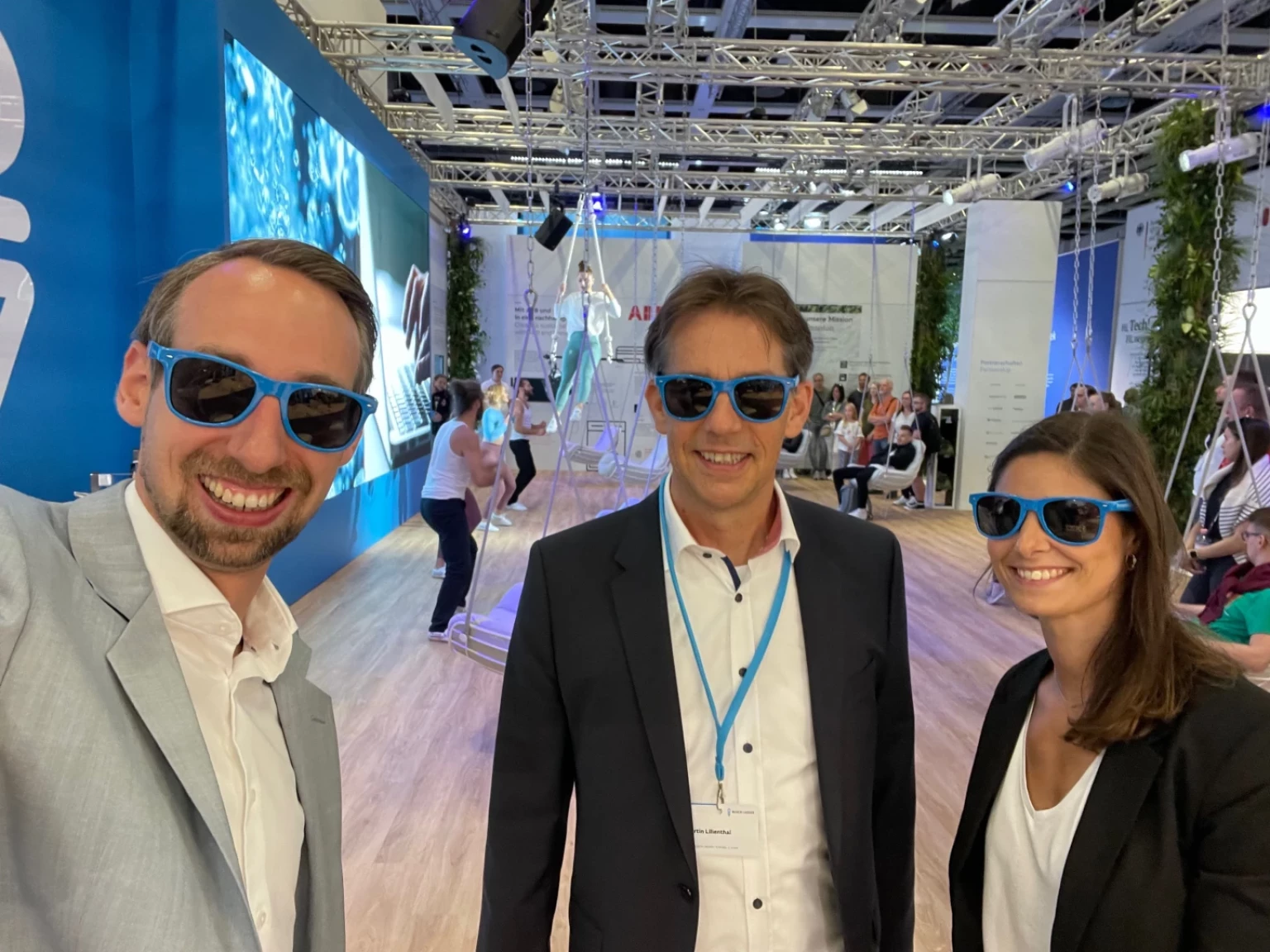 Tino Röse und Kunden bei IFA Berlin 2022