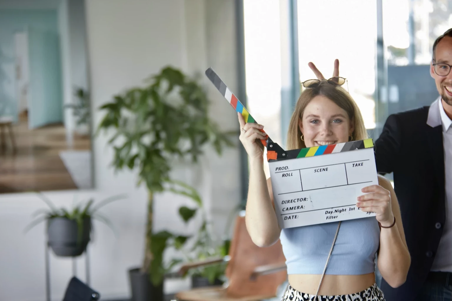 Filmproduktion Tino Röse vor der Kamera