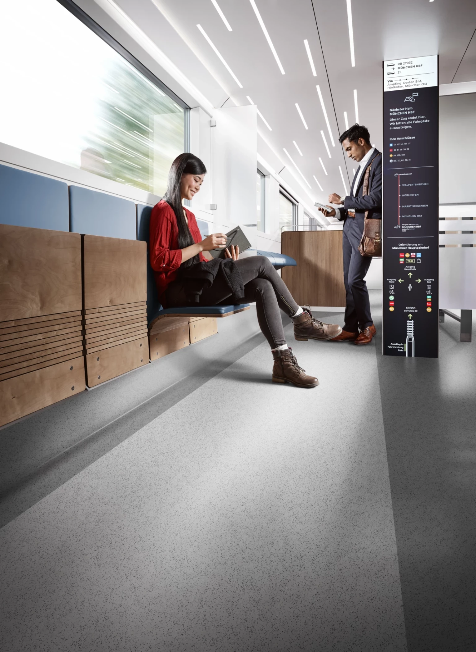 Fotoproduktion für Bodenbelagshersteller Nora Systems